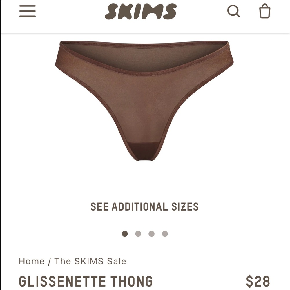 skims glisenette jasper thong